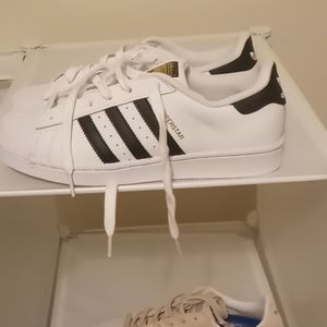 Black and White Superstar Adidas